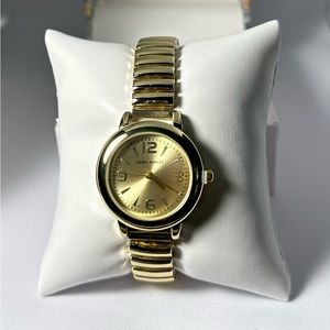 Laura Ashley | Gold Stretch Bracelet Watch